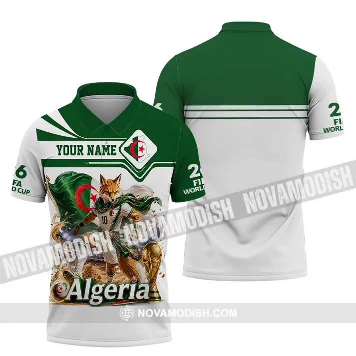 Unisex Shirt – Custom Algeria World Cup 2026 Polo T-Shirt BS2132
