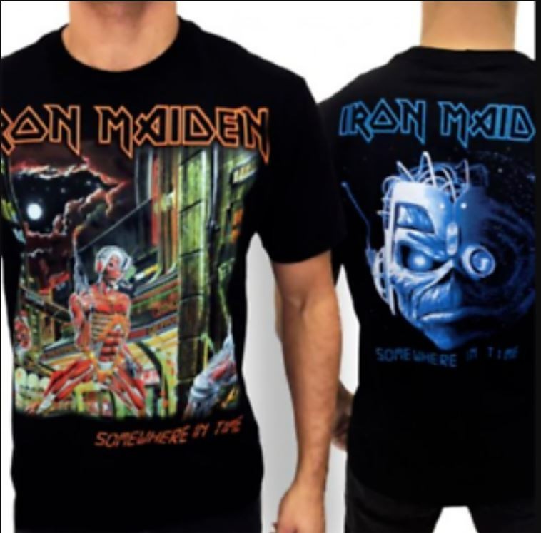 IRON MAIDEN – SOMEWHERE IN TIME 2 sided shirt Unisex Short Sleeve TEE