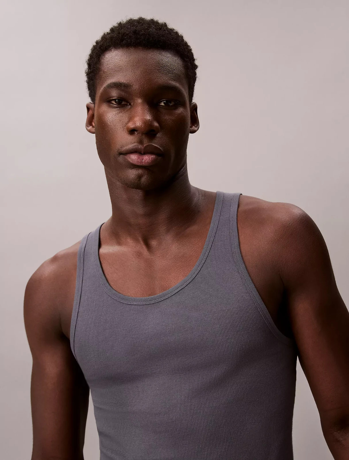 Calvin Klein Cotton RIB (Medium) NB4036-058 MULTI COLOR TANK TOPS 3 PACK