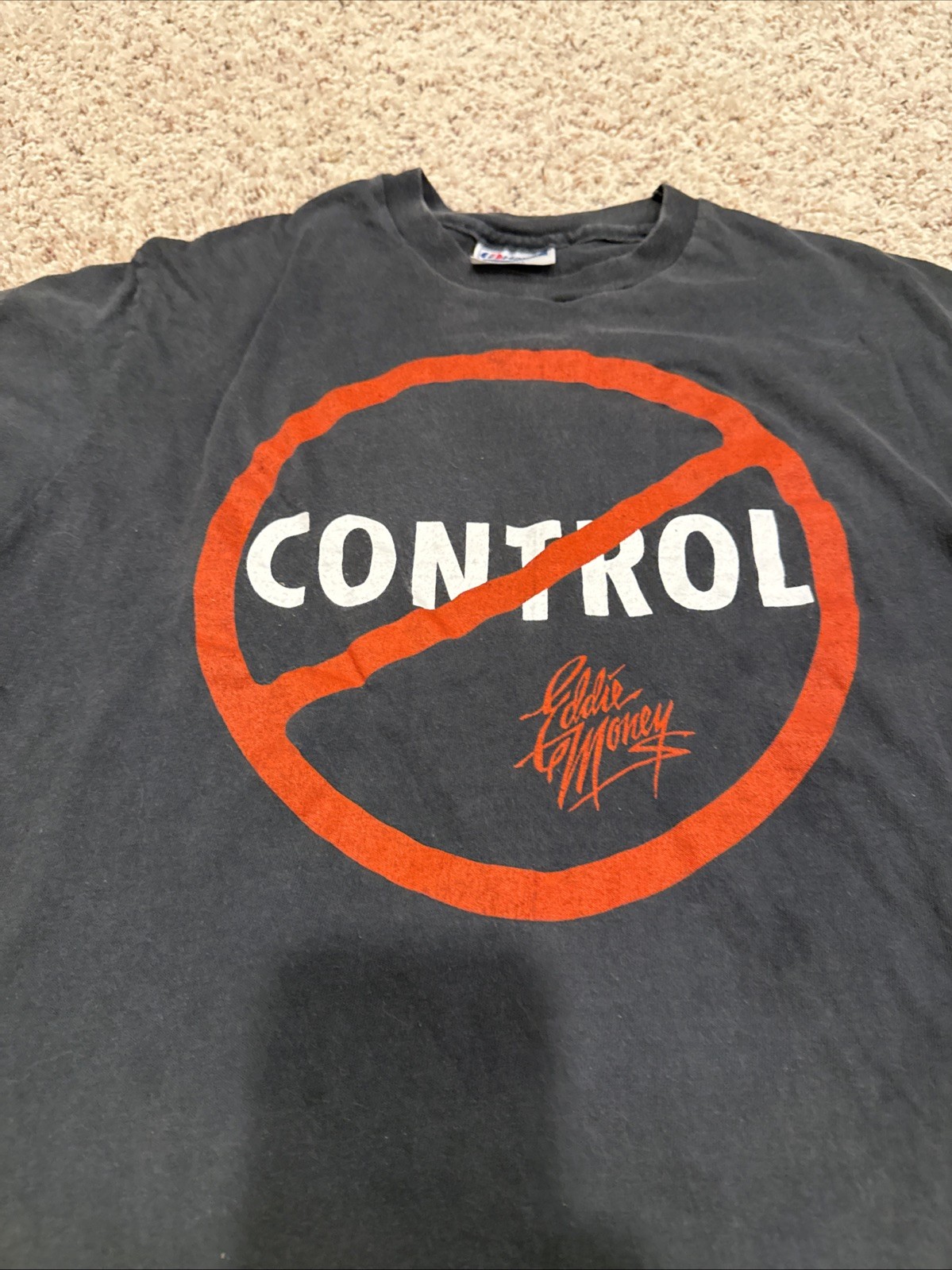 Eddie Money Vintage 86-87 No Control Tour T-shirt Women’s Large L
