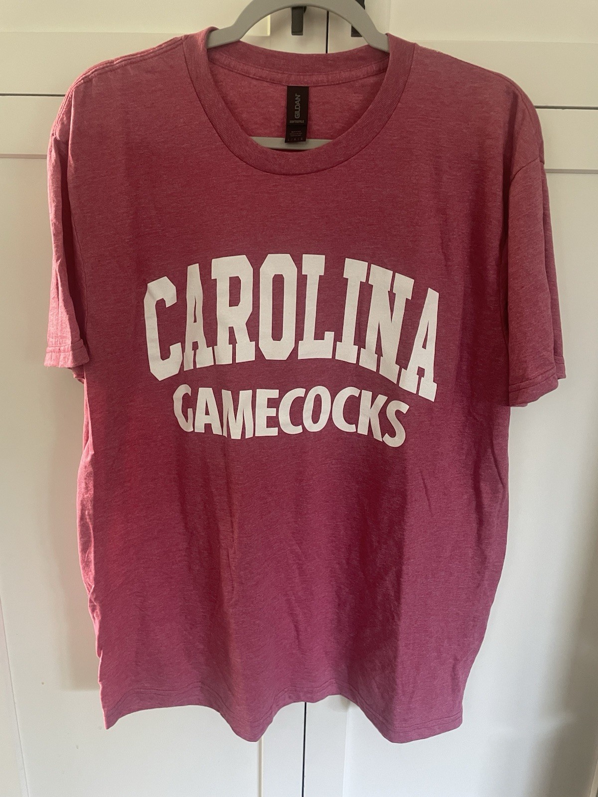 South Carolina Gamecocks Gildan Softstyle T-Shirt Men’s L Light Red NCAA College