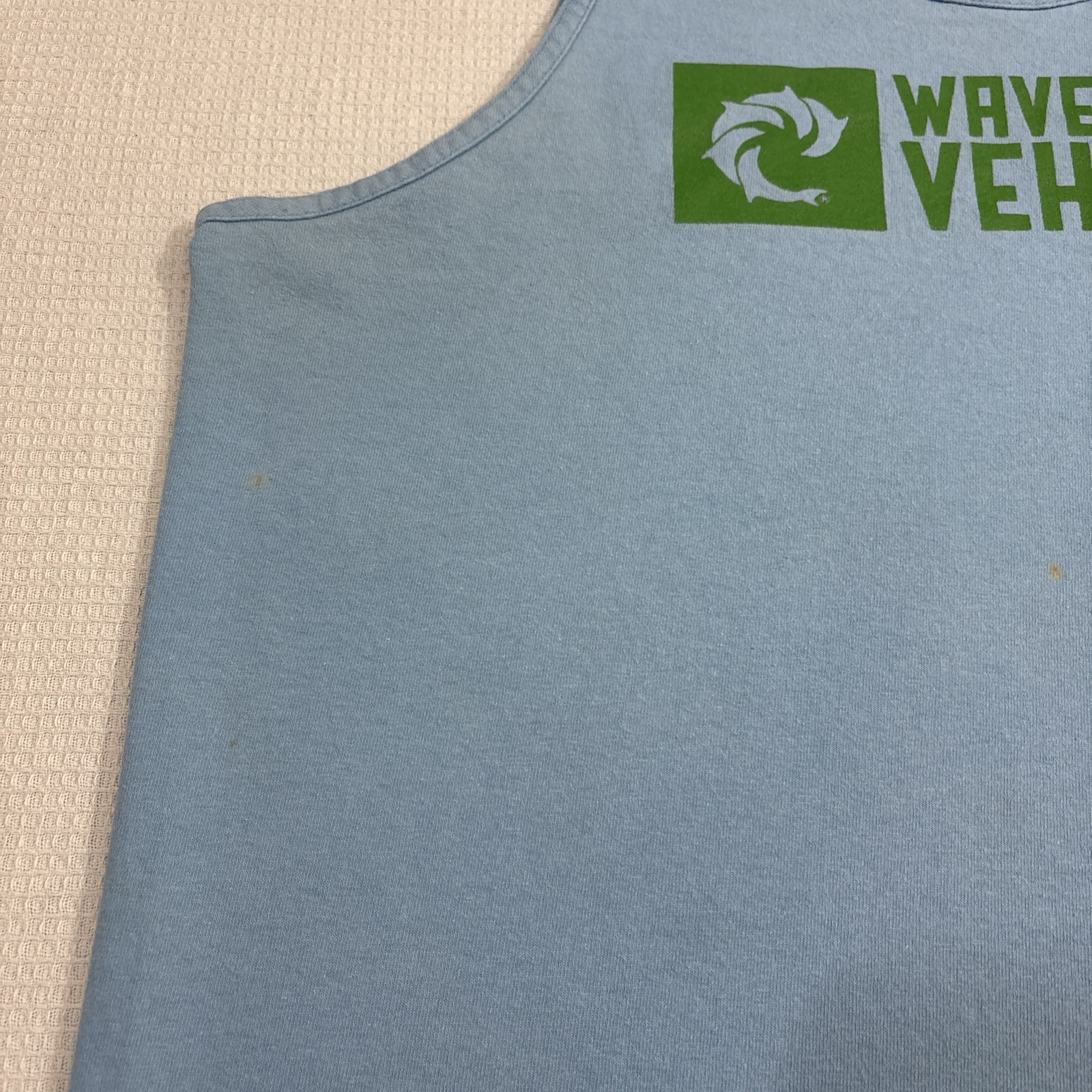 WRV Tank Top Shirt Logo Graphic Print Wave Riding Vehicles Surf Shop Virginia
