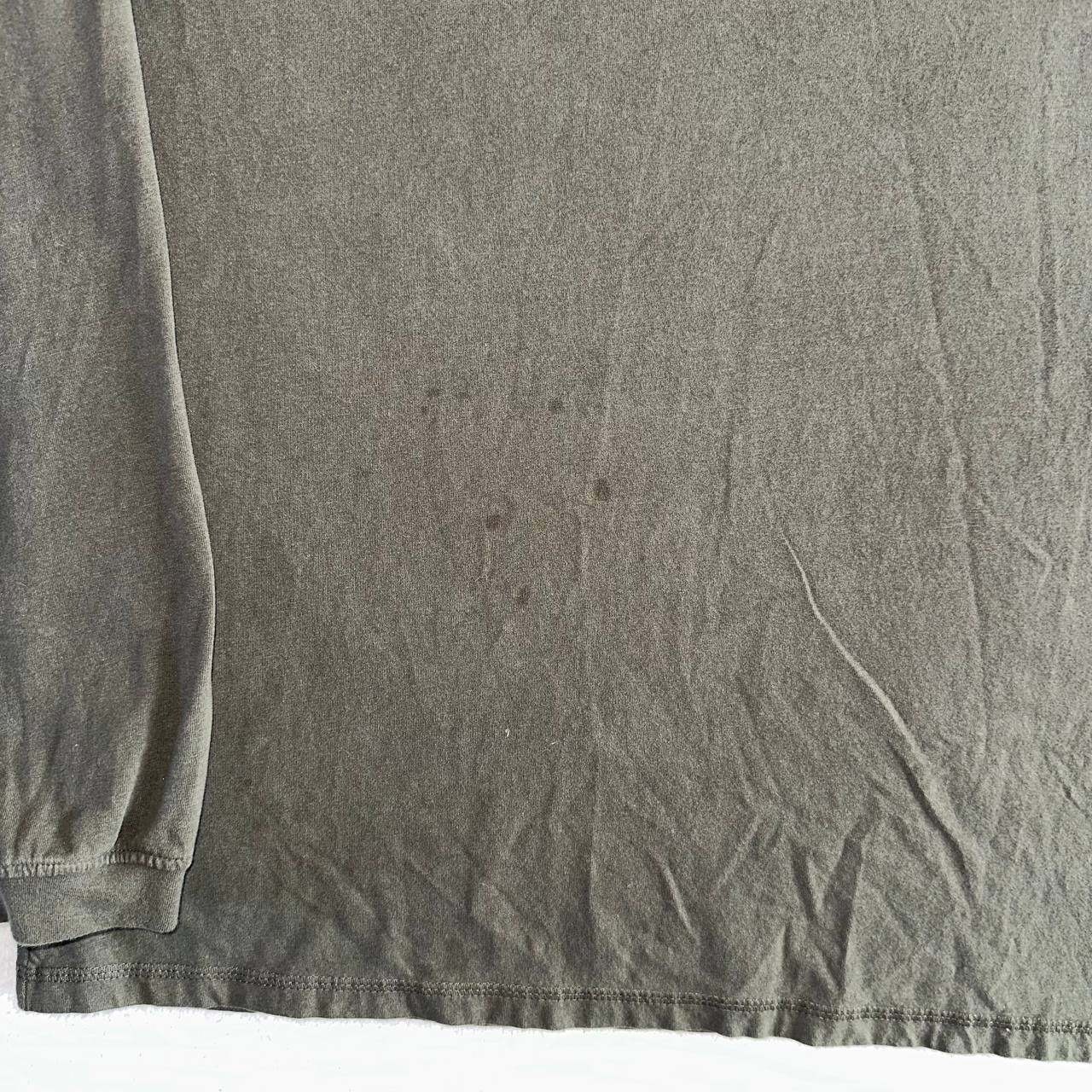 Kuhl Kommando Wildfibre Long Sleeve T-Shirt Olive Green Organic Cotton Zip XL