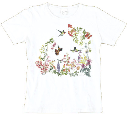 ATLAS SCREEN PRINTING Hummer Garden Ladies Scoop Neck T-shirt -MD WC112NMD