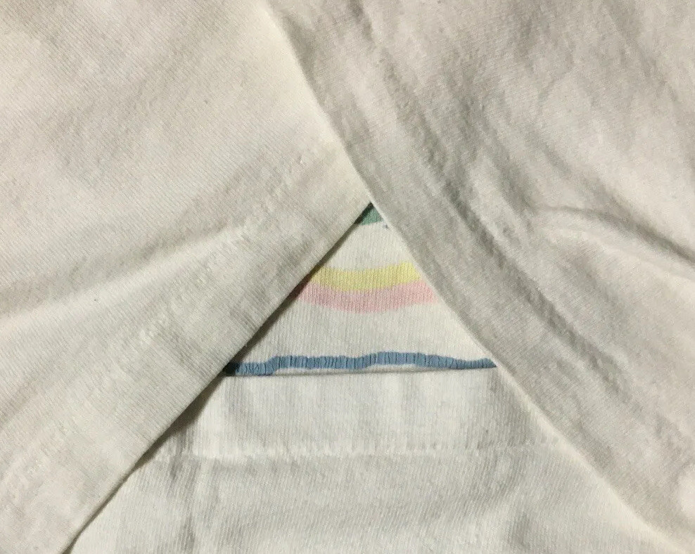 Vtg 90s Sea Life Faded Shirt M USA Fish Beach Nature Art Surf Grunge Hawaii 80s