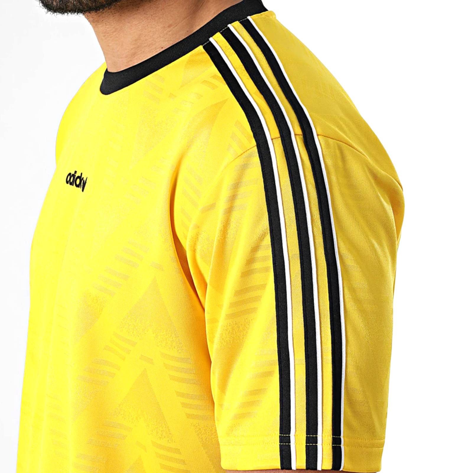 RARE! NEW MEN’S ADIDAS ORIGINALS TREFOIL JACQUARD SHIRT ~SIZE XL #KE3336