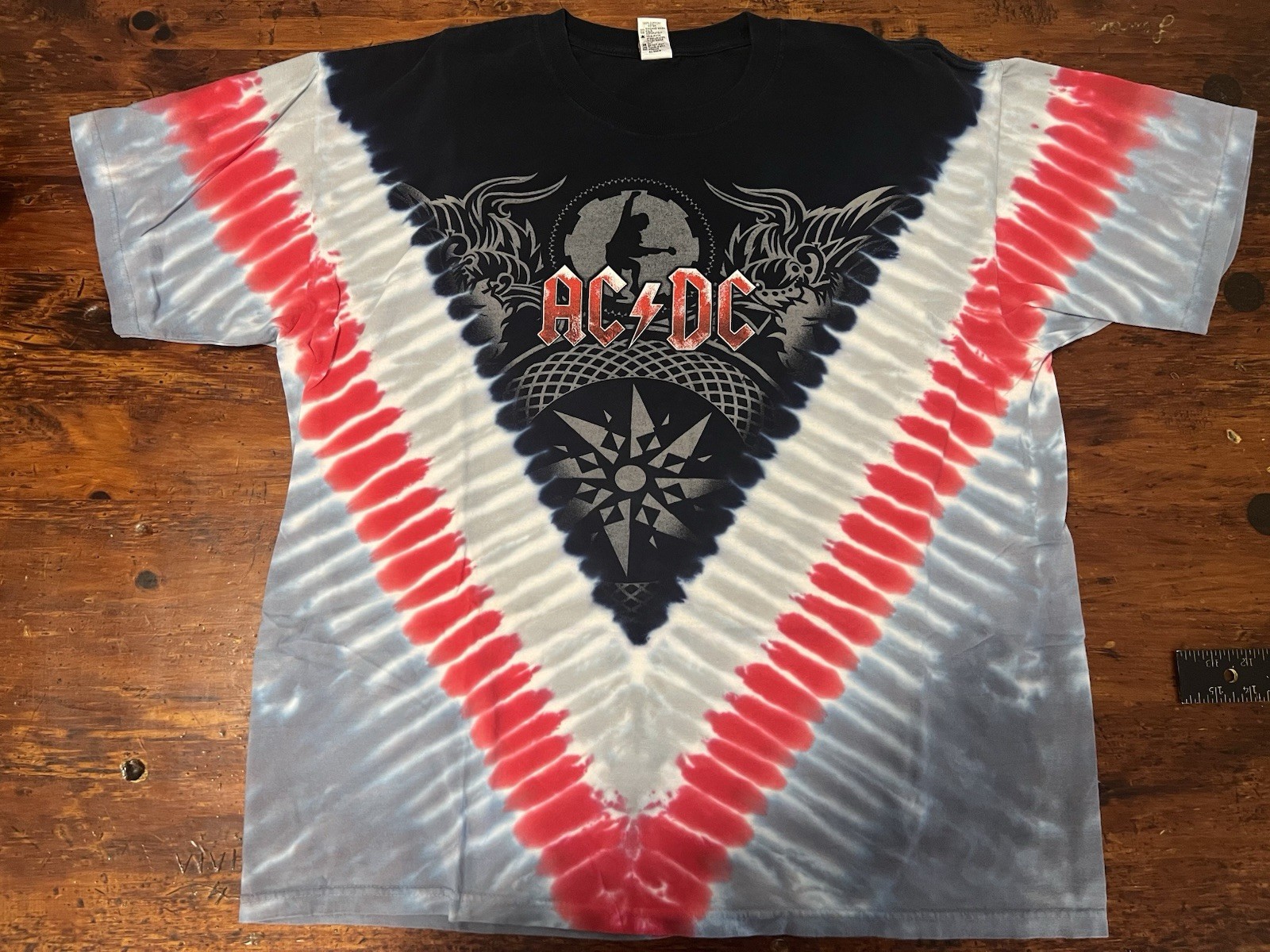 ACDC 2008-09 Black Ice Concert World Tour T-Shirt Size XL