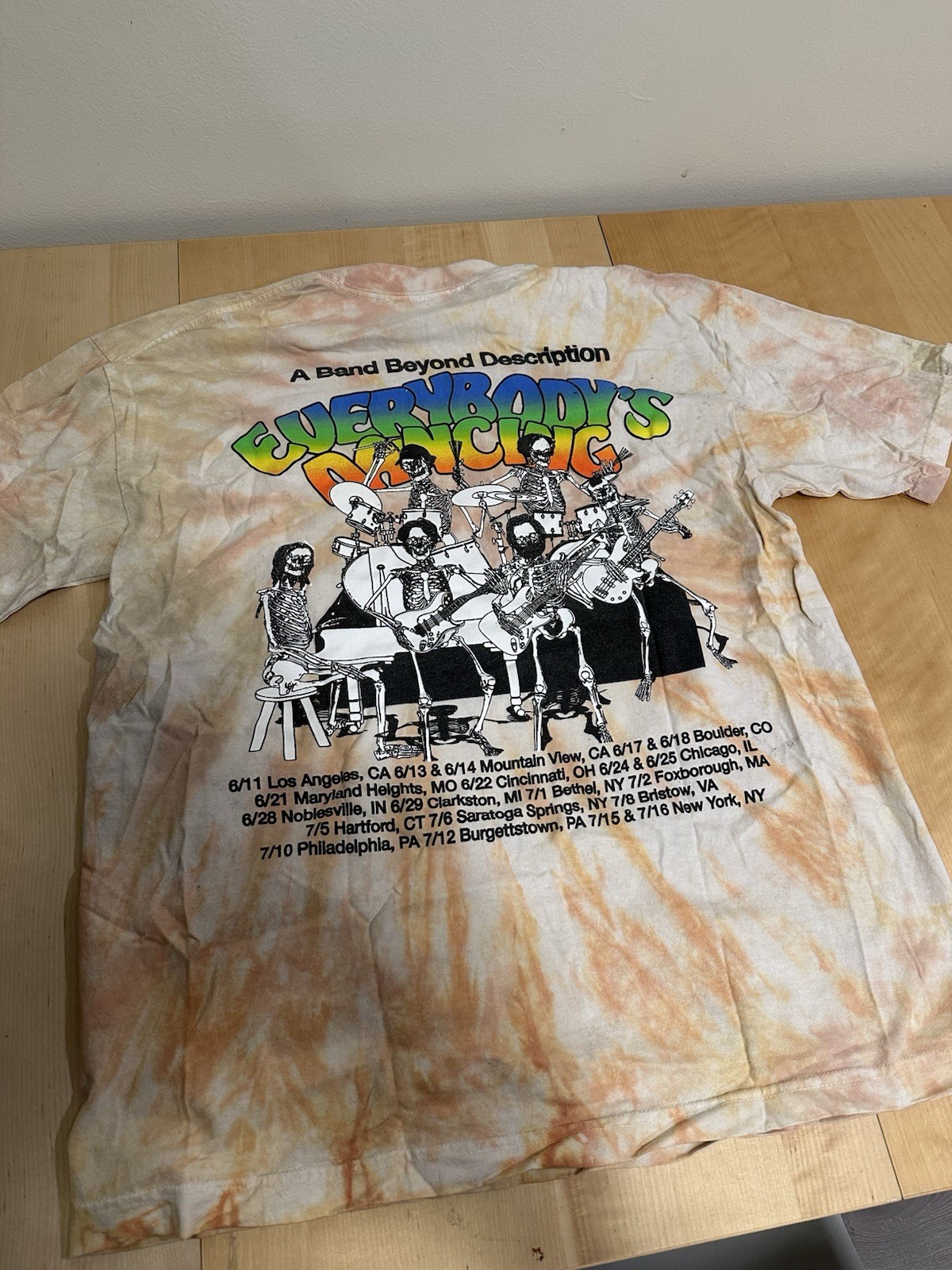 Online Ceramics Dead & Company 2022 T-Shirt Size Medium John Mayer Jerry Garcia