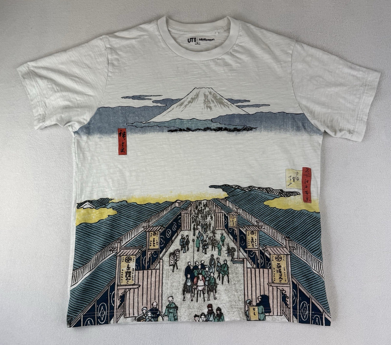 MFA Boston x Uniqlo Ukiyo-e Mt. Fuji Tee Size XL