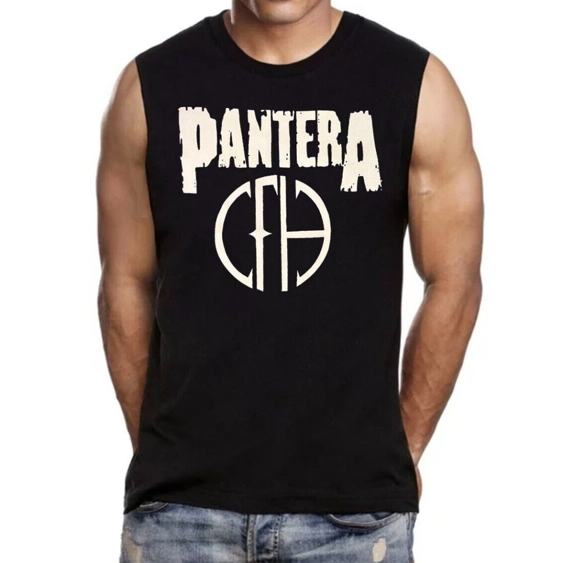 Pantera Metal Rock Men’s Muscle Shirts (Multiple Variations)