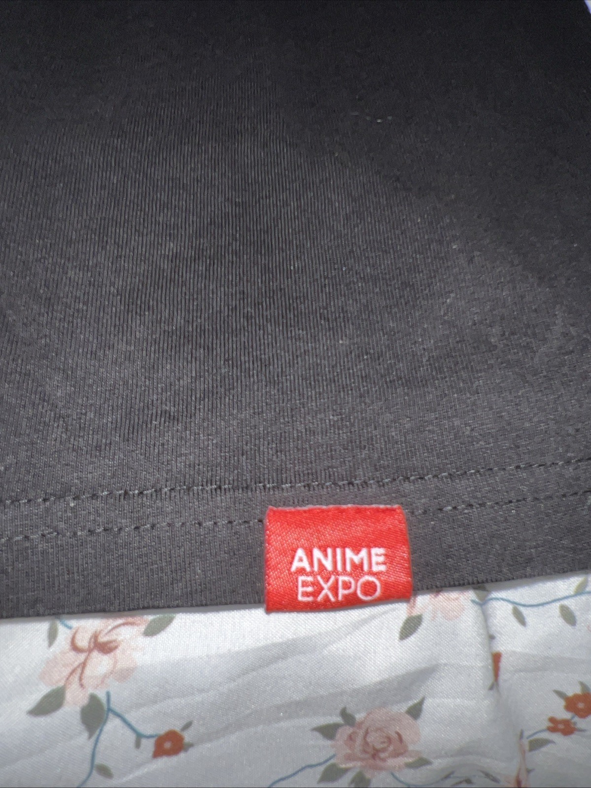 Anime Expo Graphic T Shirt Black Japan Print Indie Sleaze Y2K USA Large