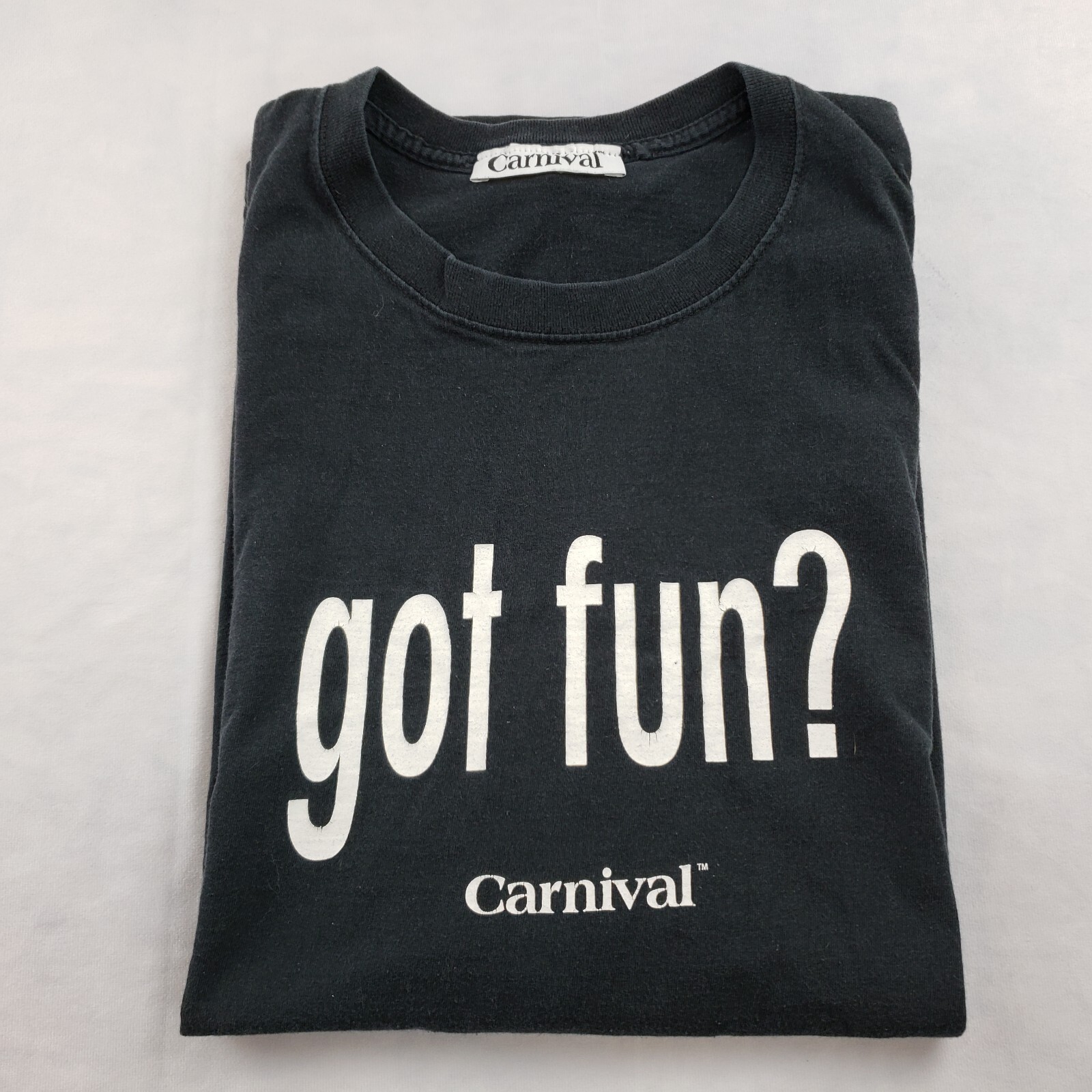 Got Fun? Carnival Cruises Vintage T Shirt Heavy Cotton Men 2XL