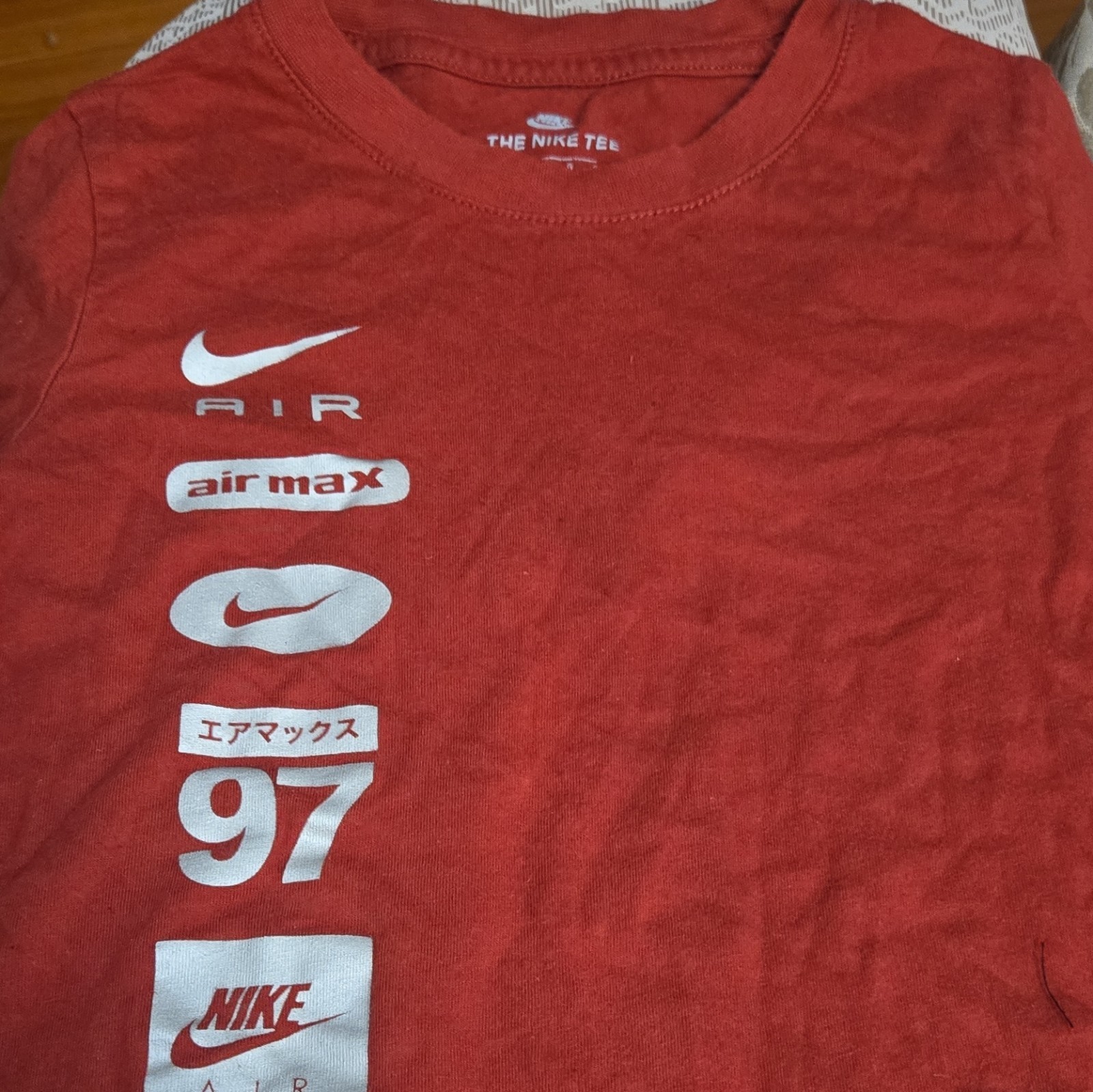 Nike The Nike Tee Air Max 97 Graphic Print T-Shirt Red kids 7-L