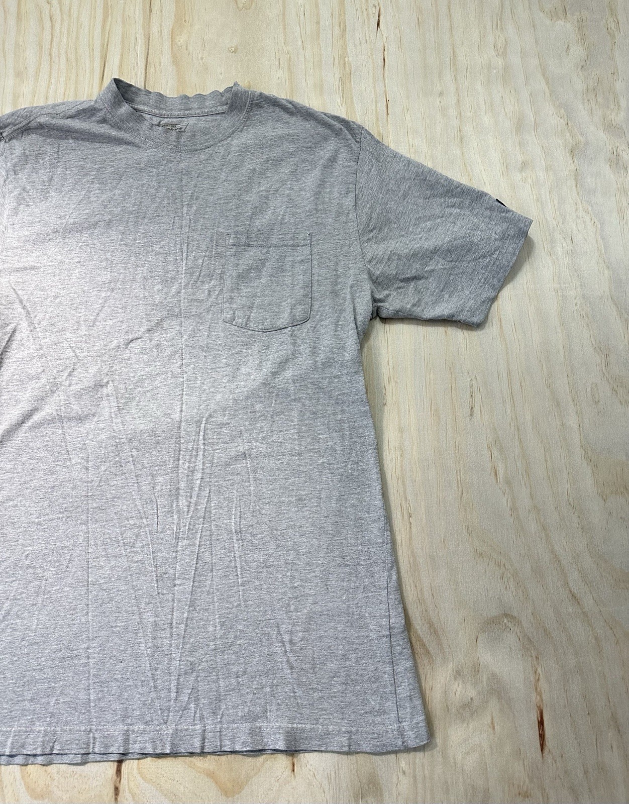 Dickies T-Shirt Men’s Large Short Sleeve Pocket Patched Logo Heathered Gray L