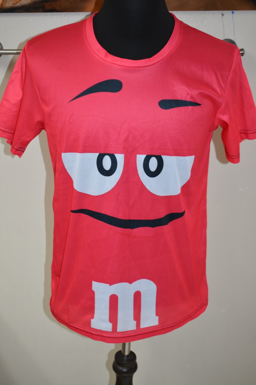 Adult Unisex M&M’s Chocolate Halloween Cosplay Costume 2 SIDE VIEW T-Shirt Small