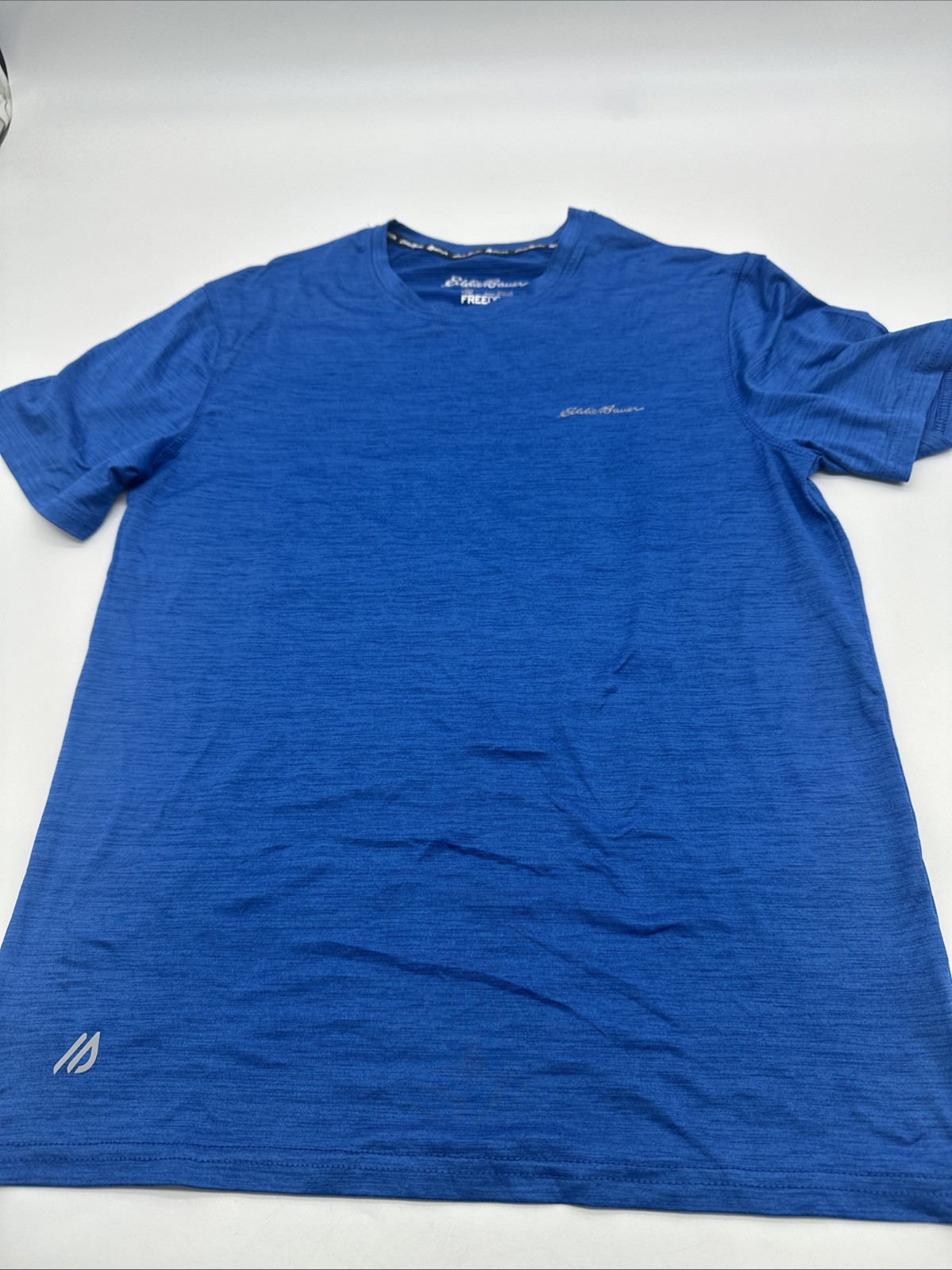 Eddie Bauer T-Shirt Men Small Graphic Print Logo Blue ..#27832