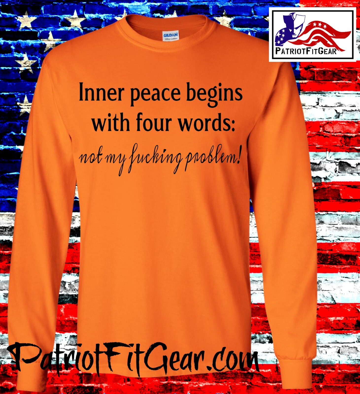 t-shirt, Inner Peace Begins With 4 Words, Not My F*cking Problem, Humor, Hoodie
