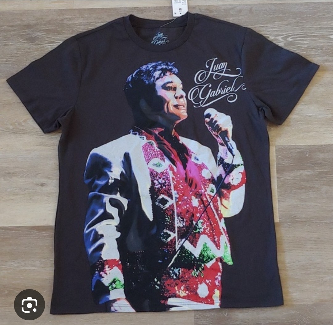 NEW UNISEX LATINO HERITAGE JUAN GABRIEL GRAPHIC TEE T-SHIRT SIZE L