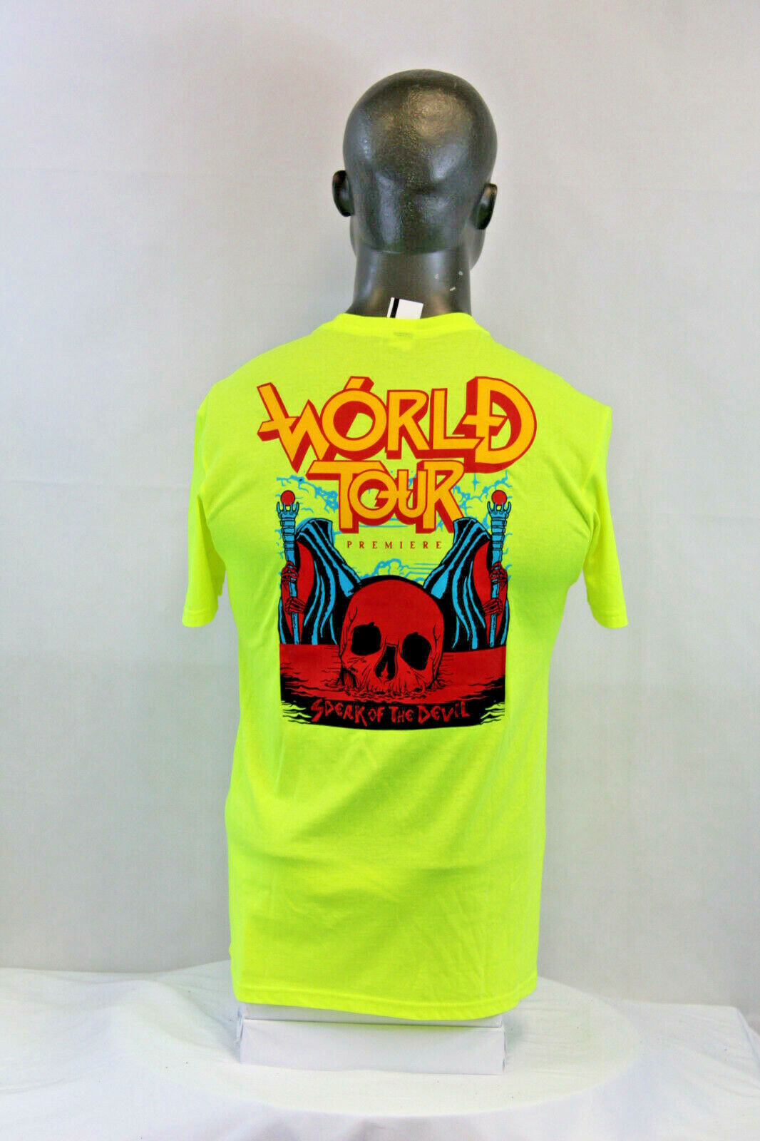 JJ DESIGN MEN S/S WORLD TOUR SPEAK OF T-SHIRT VOLT GREEN/MULTICOLOR 216785