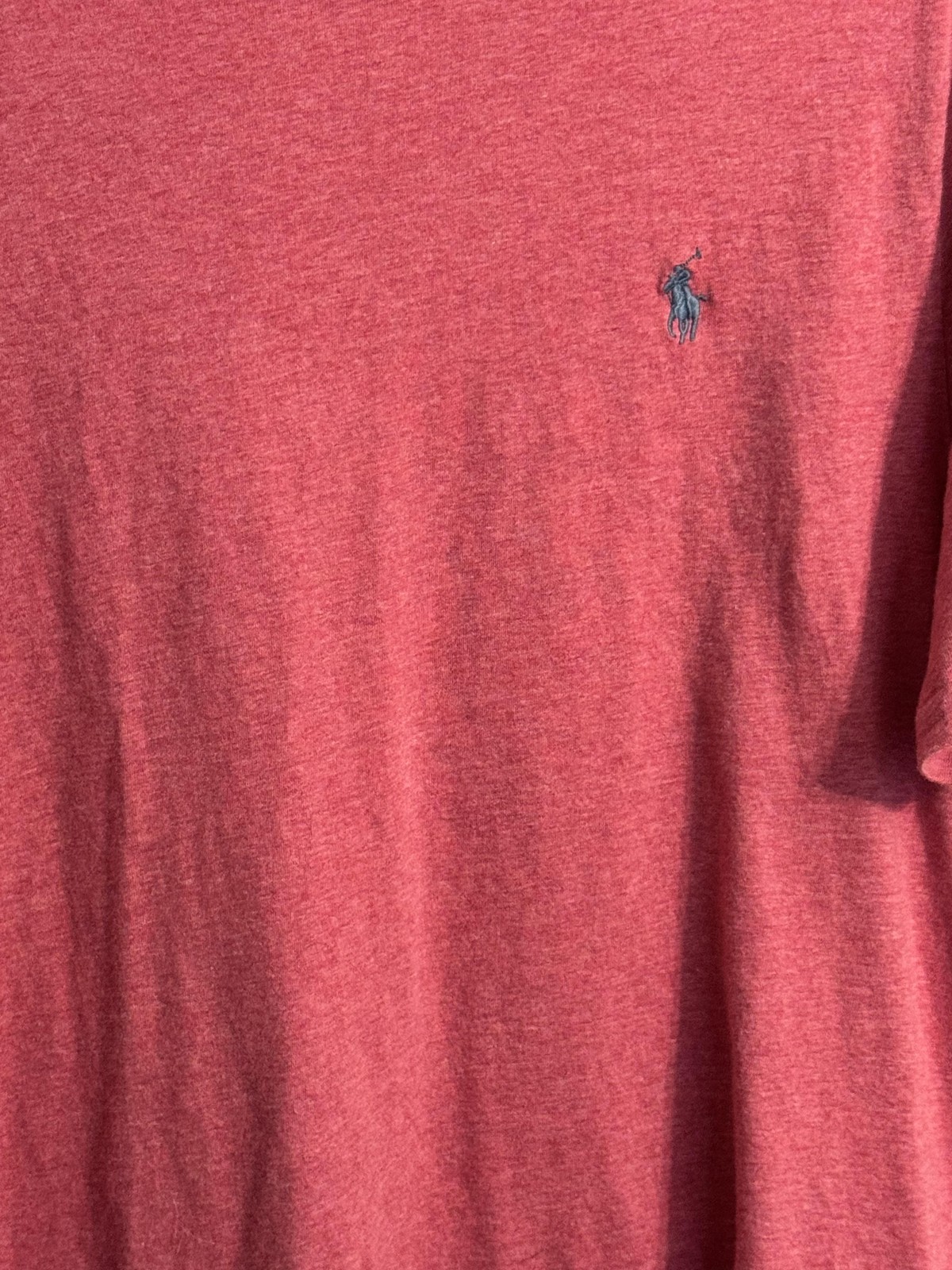 Polo Ralph Lauren Shirt Sz XL Red Slim Fit Pony Logo T Shirt Soft Preppy Classic