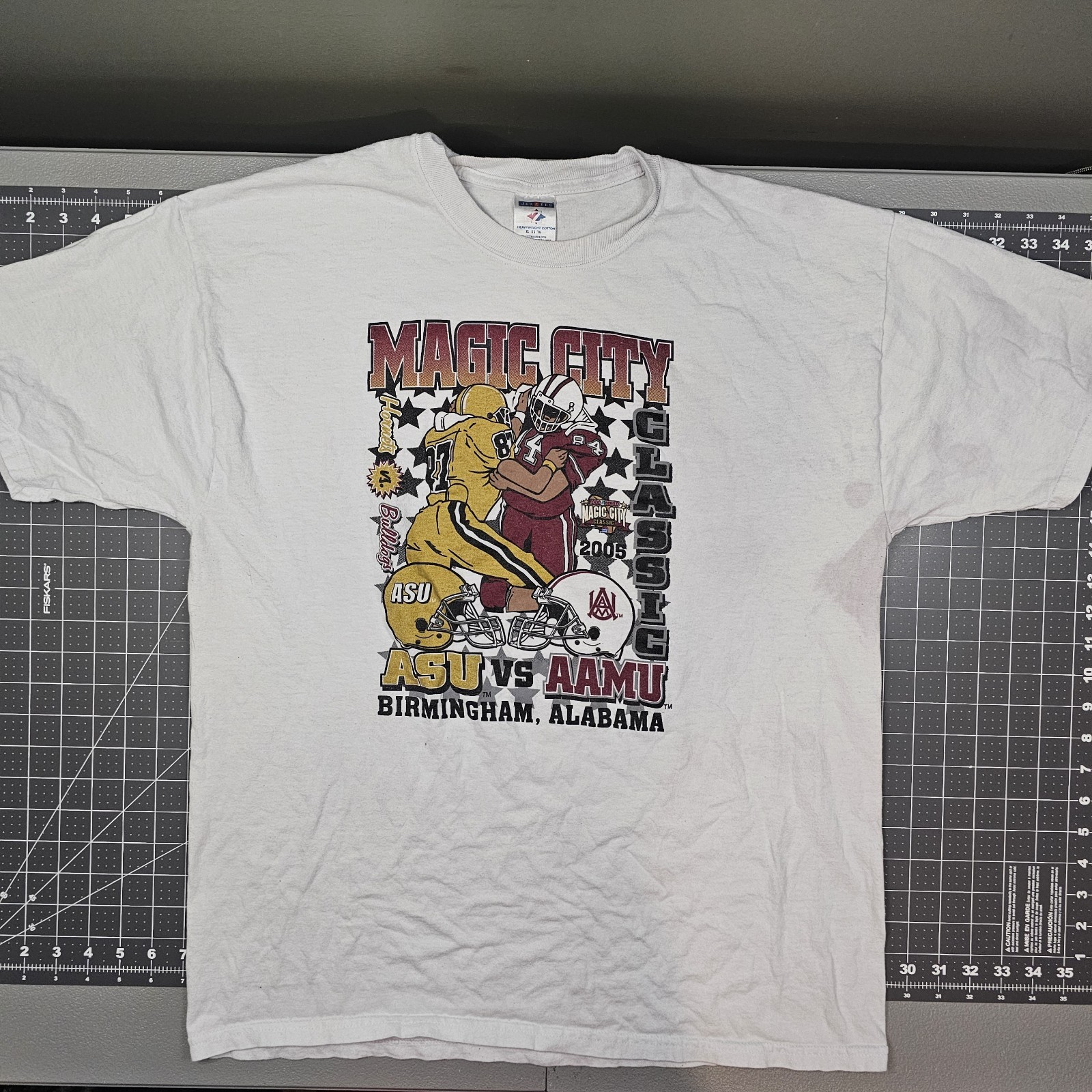 Vintage Magic City Classic Tshirt XL Football Alabama A&M ASU 2005 College Y2K