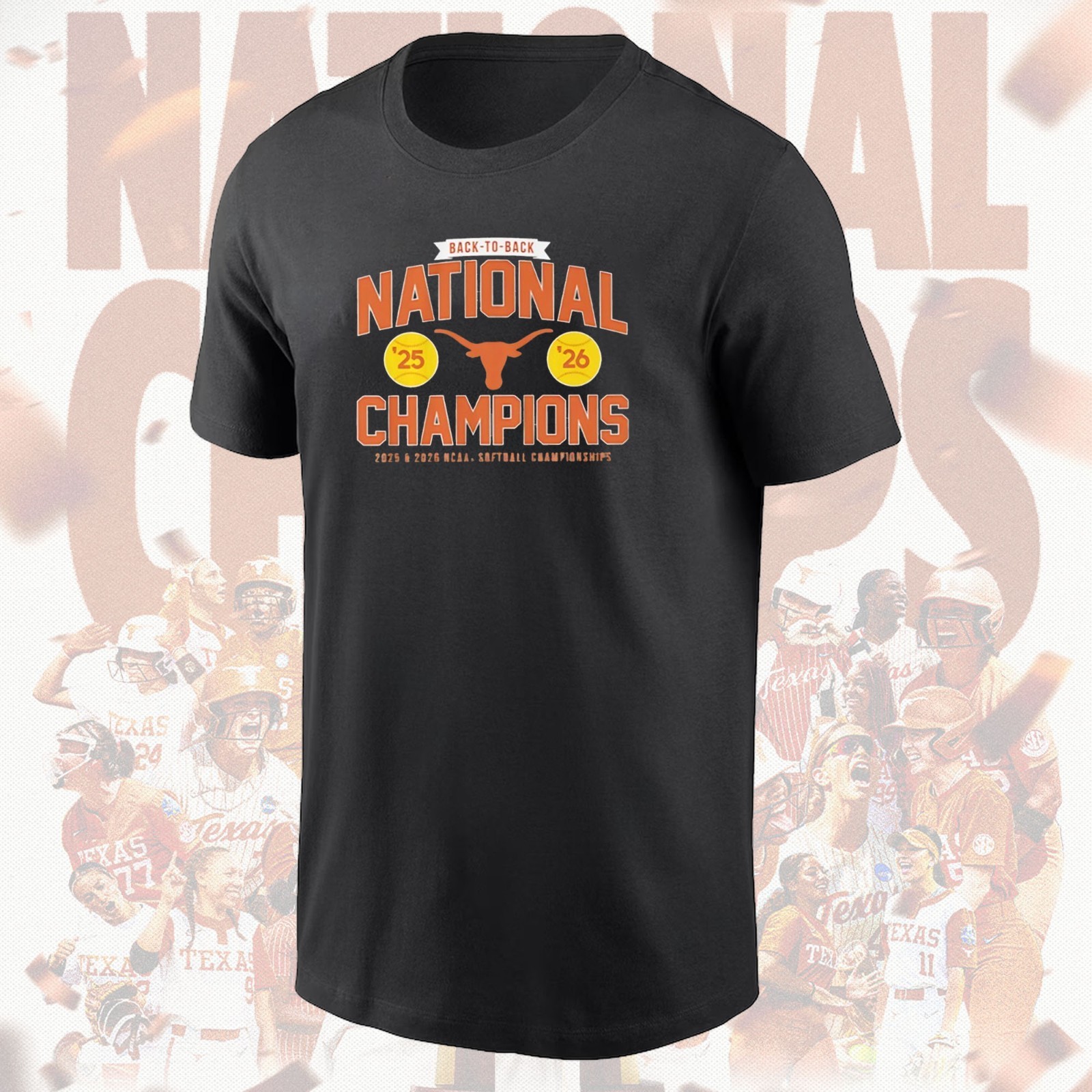 FREESHIP! Texas Longhorns Softball NCAA National Champions 2026 Gift For Fans