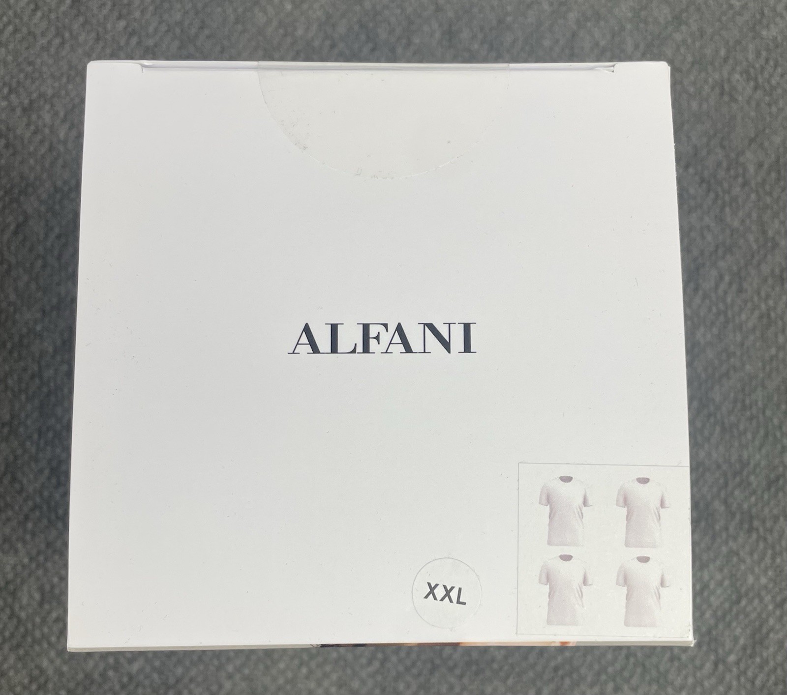 ALFANI Men’s XXL 4-Pack Slim-Fit Solid Cotton Undershirts 4 Total Shirts NWT