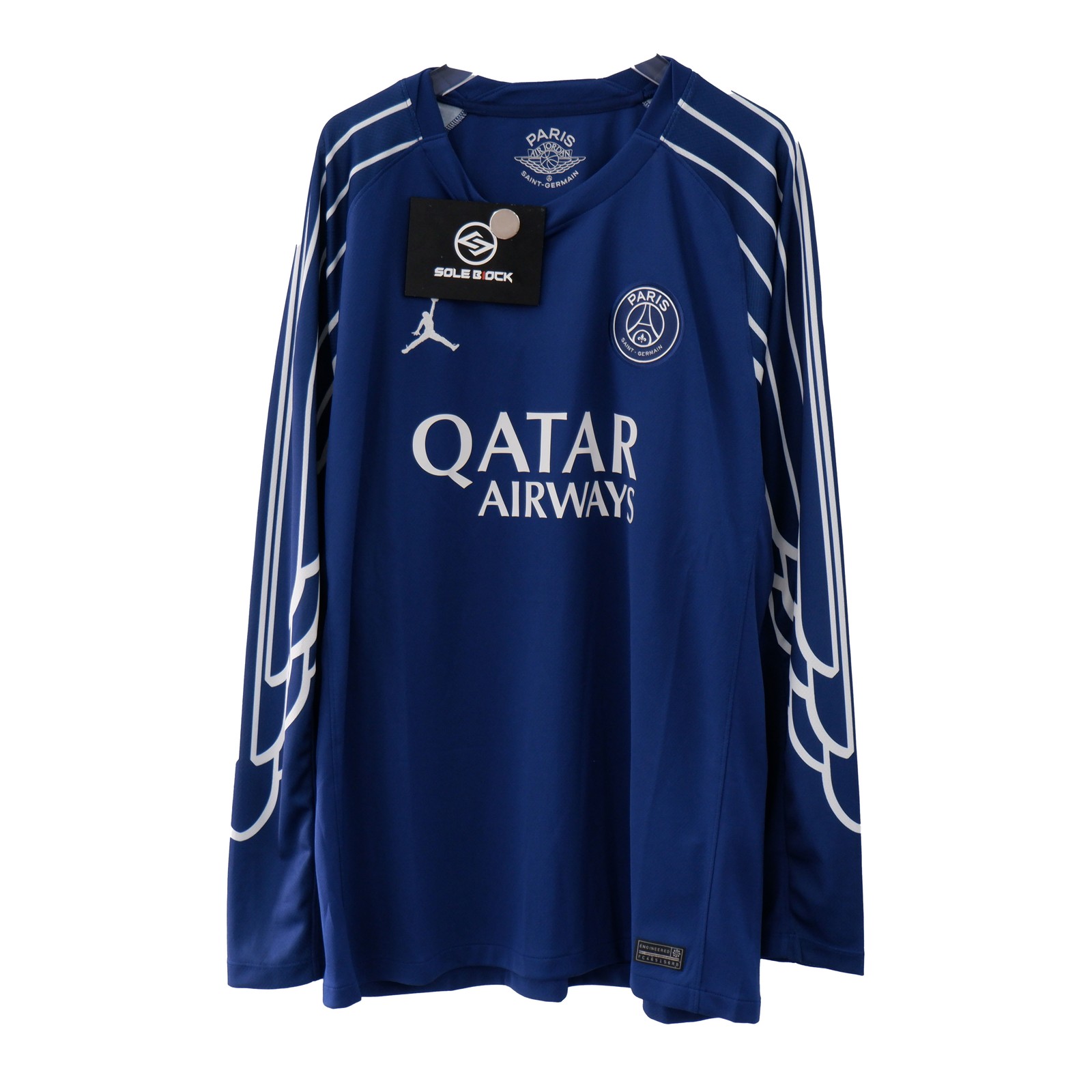Jordan x PSG 2024/25 4th Dri-Fit Long Sleeve Jersey HJ0867-493 Asian Size