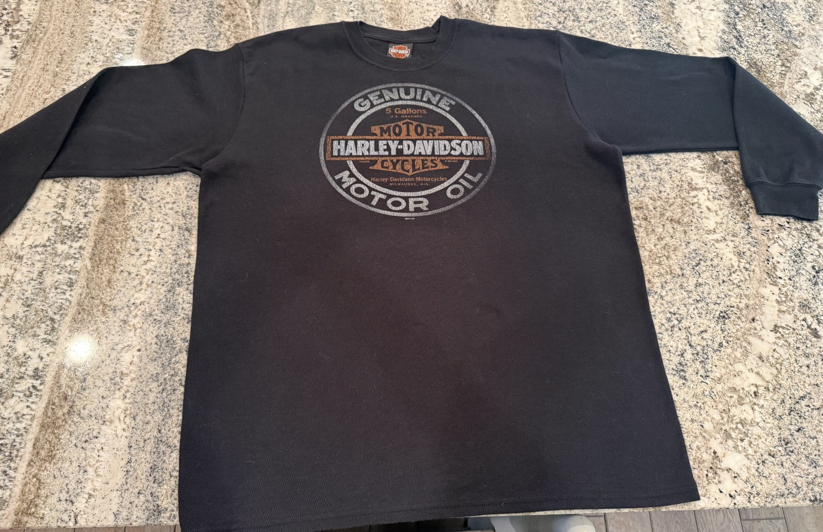 HARLEY DAVIDSON Vintage Tee Shirt ST JOE / JOSEPH MISSOURI Long Sleeve XL NICE!