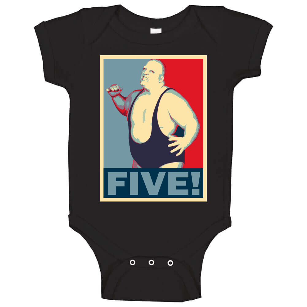 King Kong Bundy Hope Wrestling Five T Shirt
