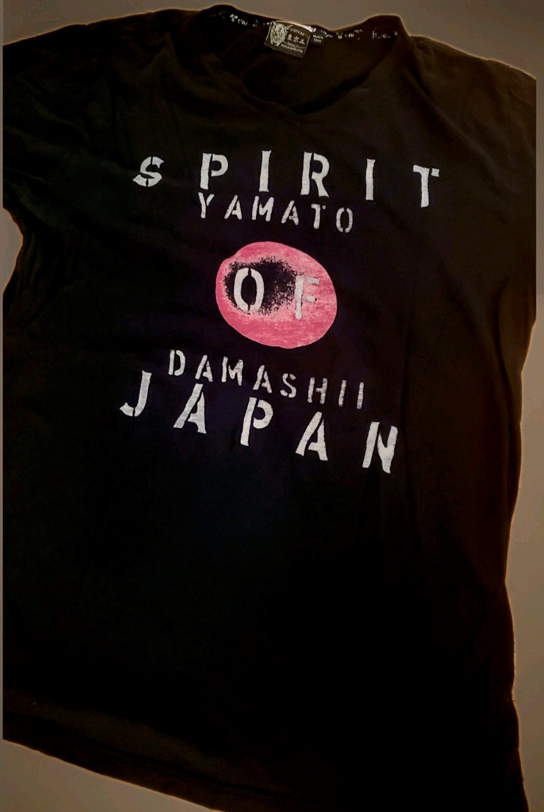 Tokyo Five Men’s Black Graphic Logo V Neck Short Sleeve T-Shirt Spirit Japan