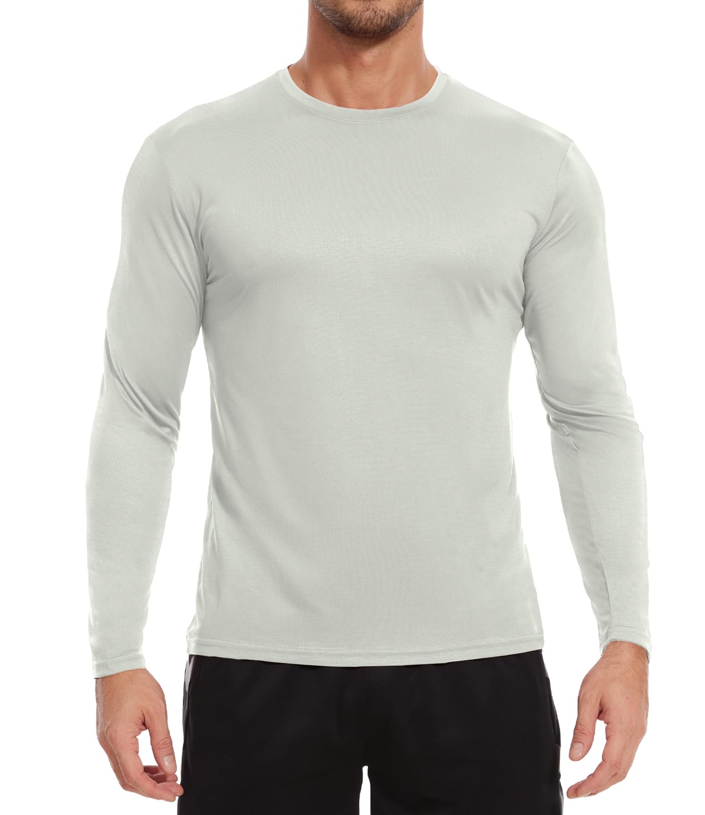 7 Pack Men Dry Fit Workout Long Sleeve Athletic Gym UPF SPF UV Sun Protection…