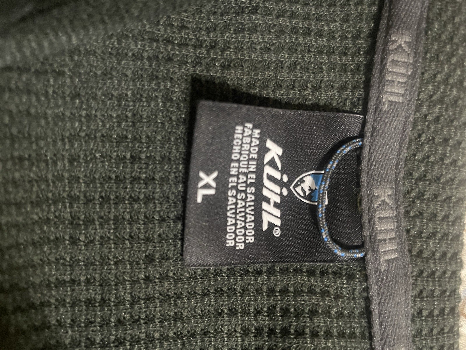 Kuhl Enticer Henley Men’s XL Green Long Sleeve Stretch Outdoor Ribbed Shirt 7386
