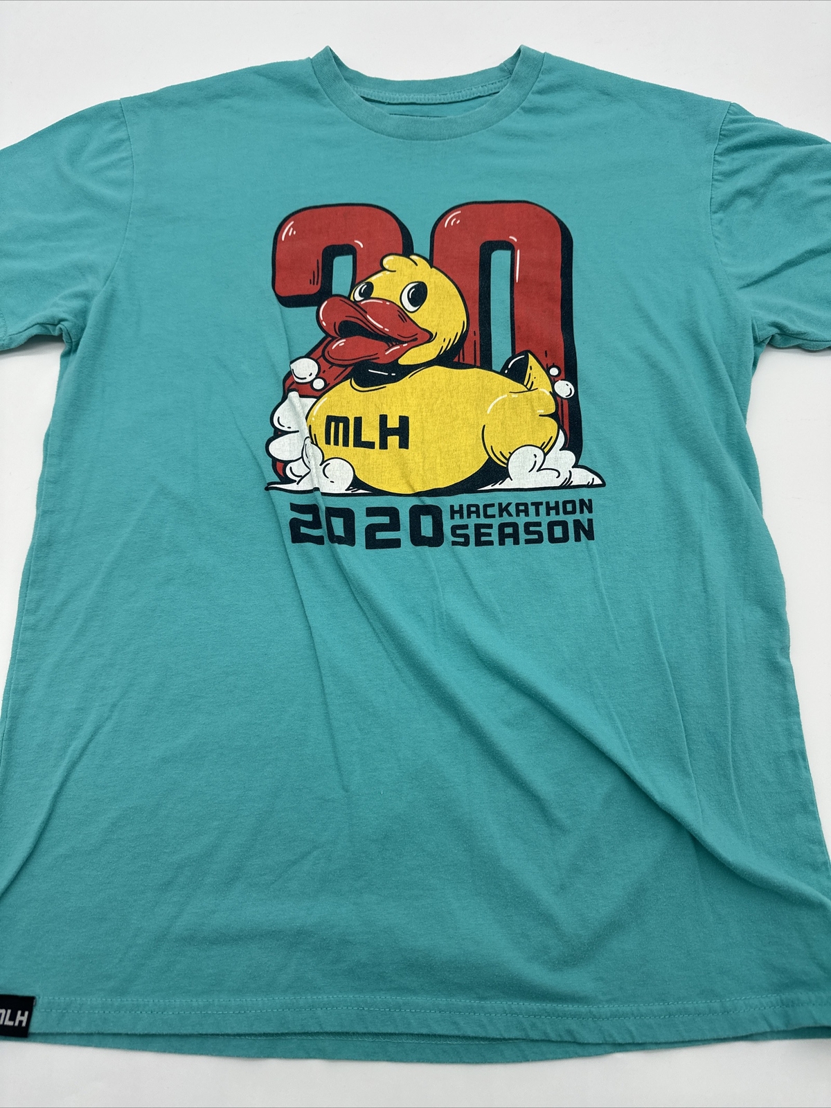 Major League Hacking T-Shirt Unisex Large Green Graphic Print Logo…#6441