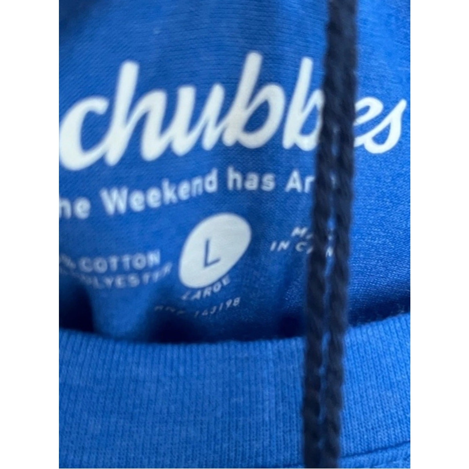 Chubbies Men The Weekend Has Arrived T Shirt Size Large