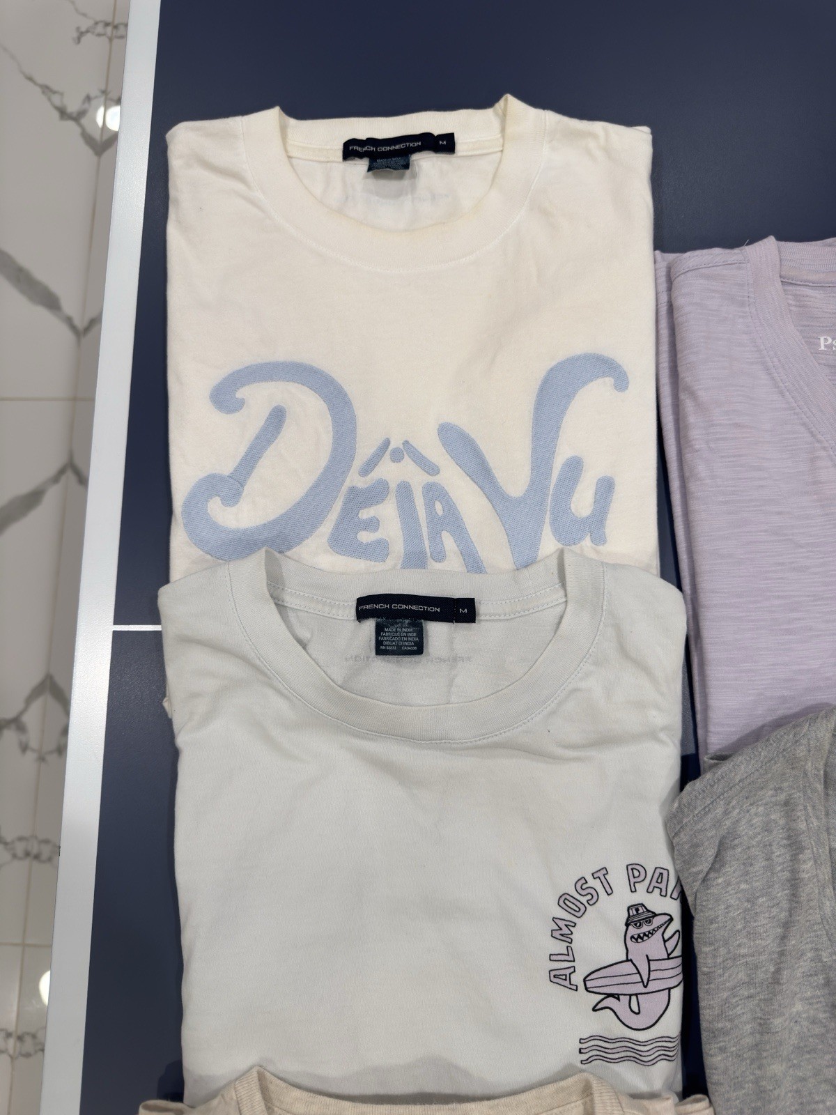 PRE-OWNED LOT OF 12 DESIGNER DIESEL ARMANI LACOSTE FCUK POLO – ALL HAVE DAMAGE