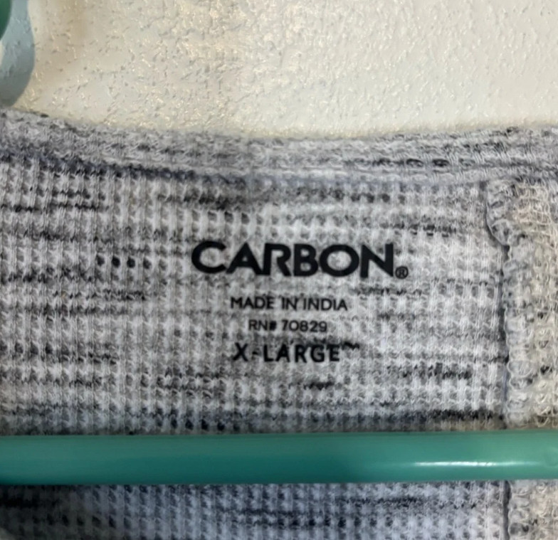 Carbon Heather Gray Long Sleeve Shirt