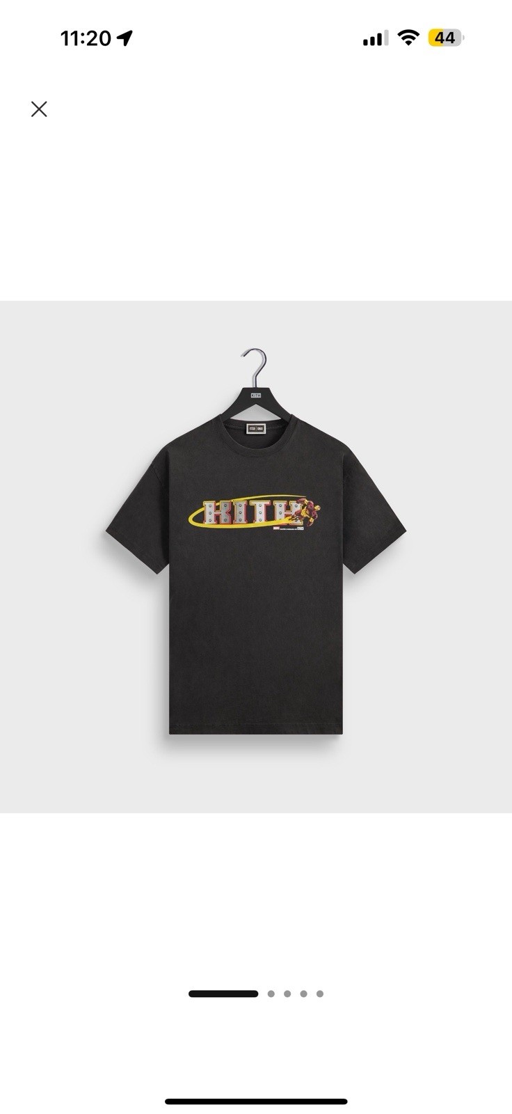 Kith Marvel Iron Man Vintage Tee Size XXL NEW W/out Tags Tried On