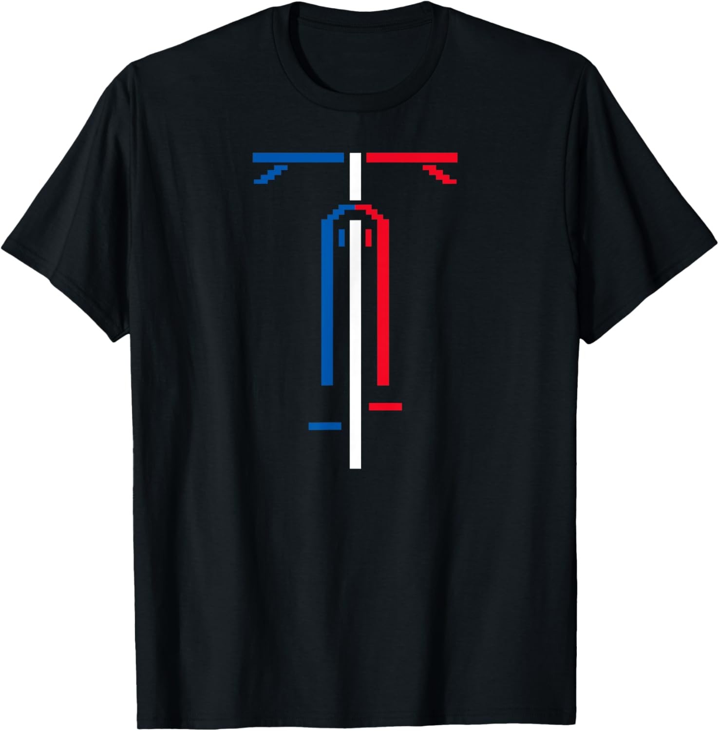 French Flag Biking Icon Cycling Love Bike Riding France Gift T-Shirt
