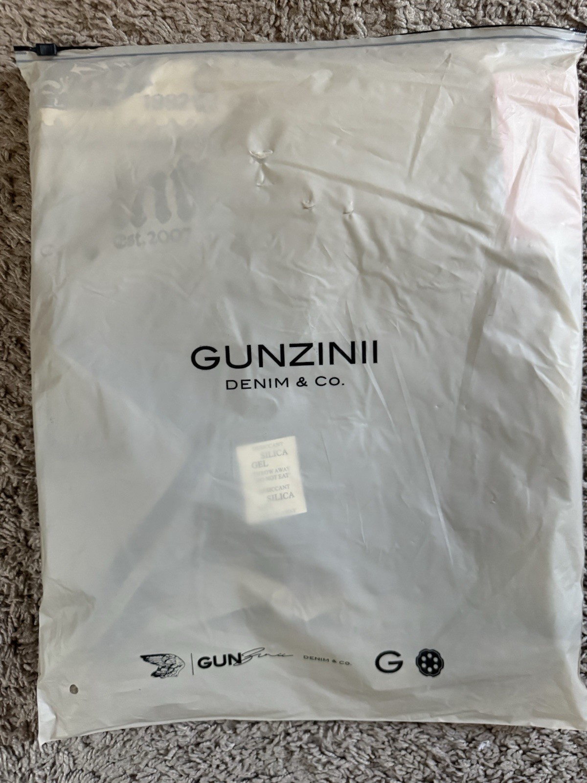 GUNZINII Denim & Co. Men’s XL Graphic Print Crew Neck Short Sleeve T-Shirt