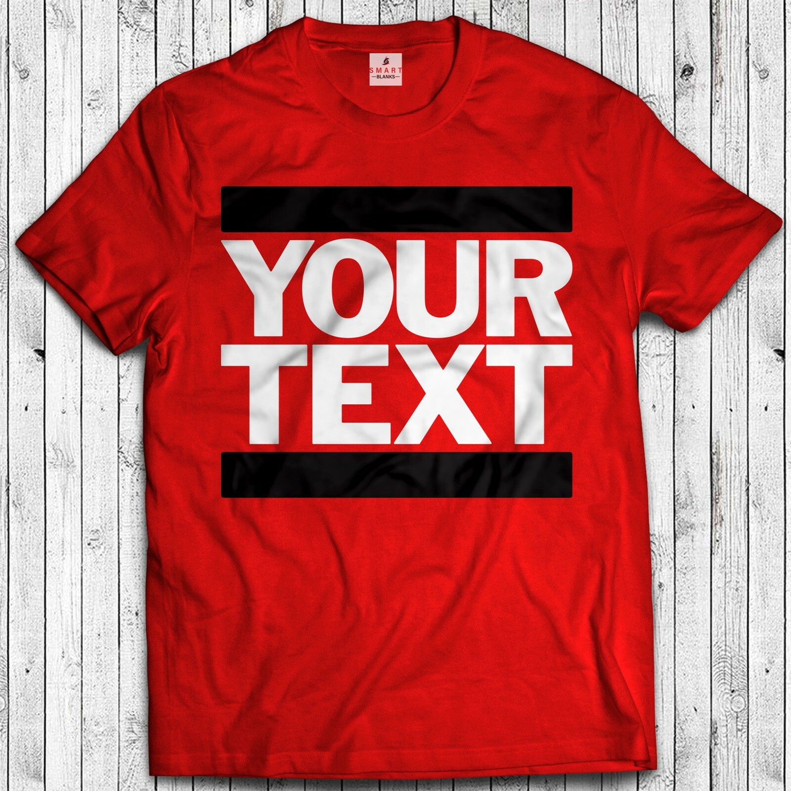 Run DMC YOUR TEXT HIP HOP CUSTOM