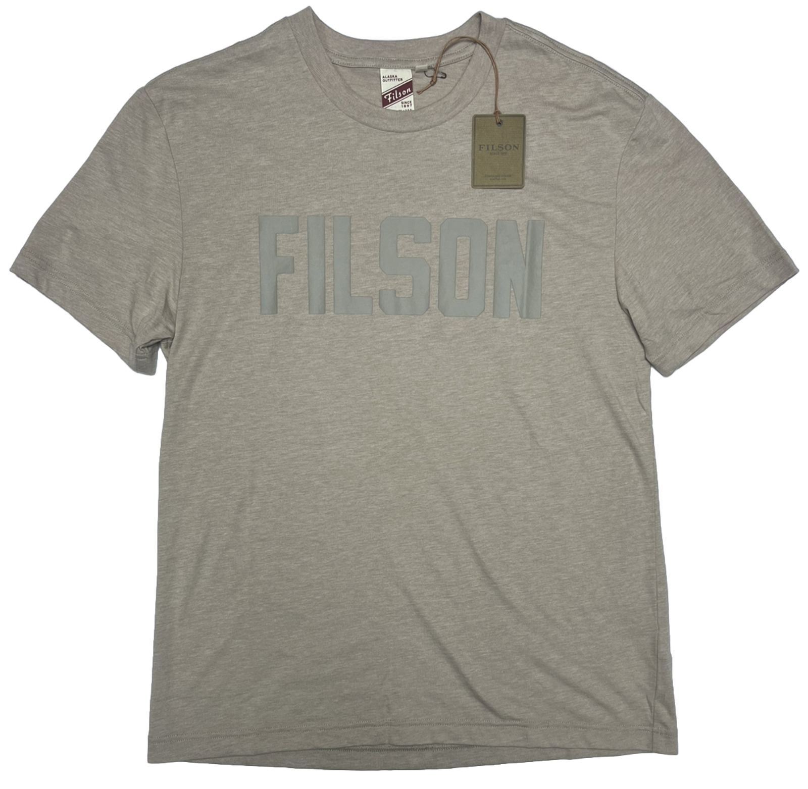 Filson Buckshot Tee 20104528 Logo Sandstone Khaki Beige Light Dark CC