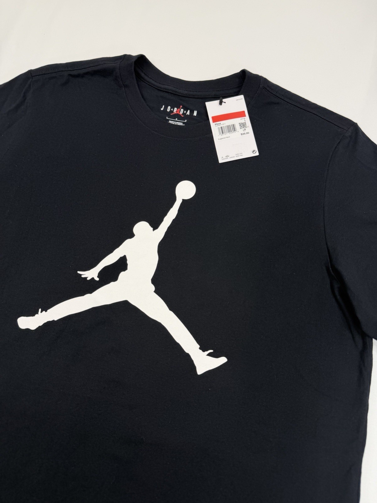 $35 BRAND NEW NIKE MEN’S AIR JORDAN TEE T SHIRT LARGE L BLACK CJ0921-011