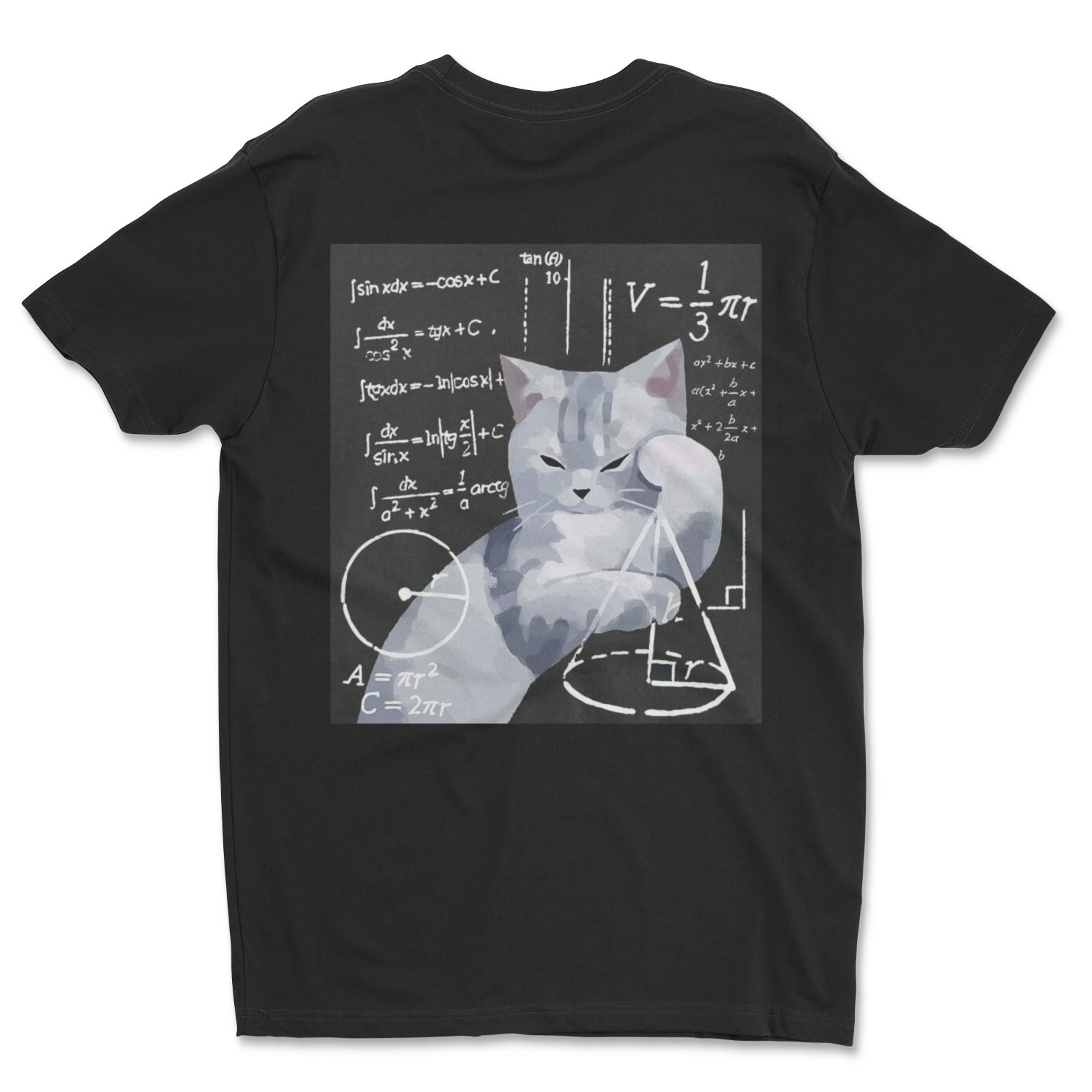 DTF Math Cat/ Custom Unisex Soft Style T-Shirts, Next Level- Cotton