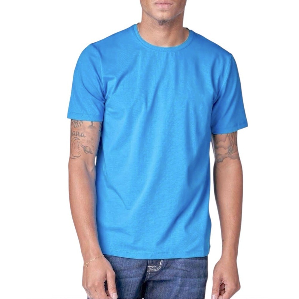 NWT Paisley & Gray Lucas Azure Blue Crewneck Short Sleeve T-Shirt Mens XXL