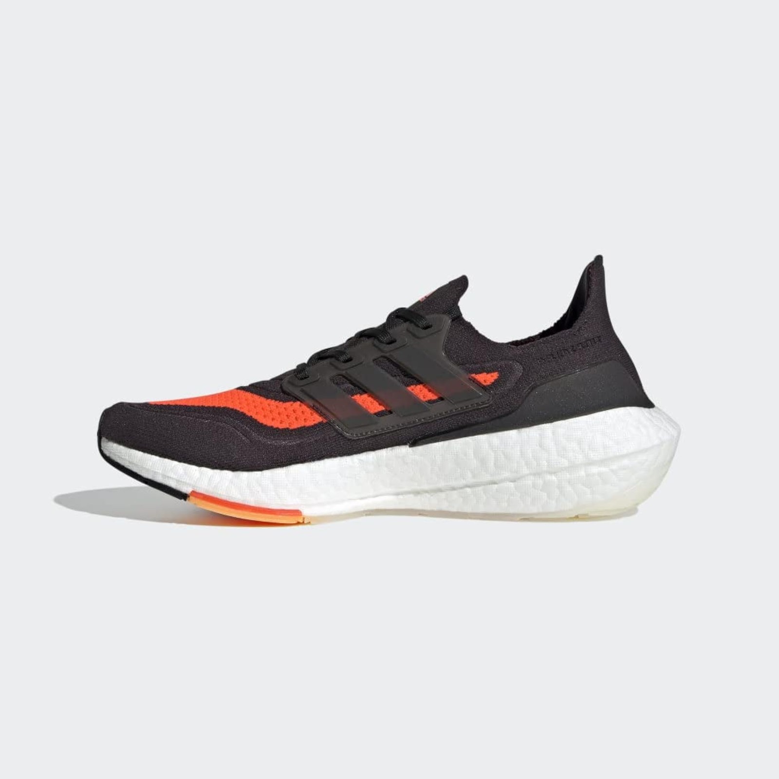 Adidas Men’s Ultraboost 21, Carbon/Black/Solar Red, 12 – Carbon/Black/Solar Red