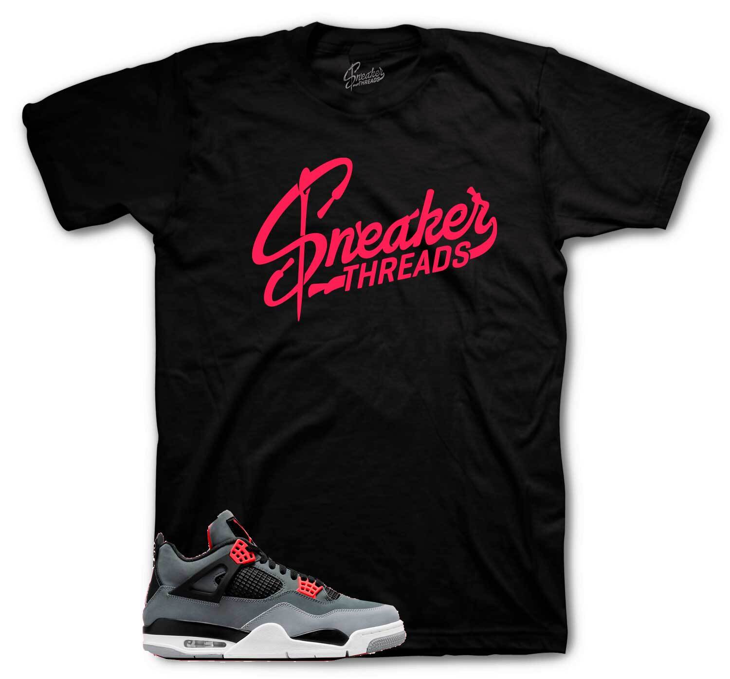 Shirt To Match Jordan 4 Infrared Volt – Sneaker Thread Logo Tees