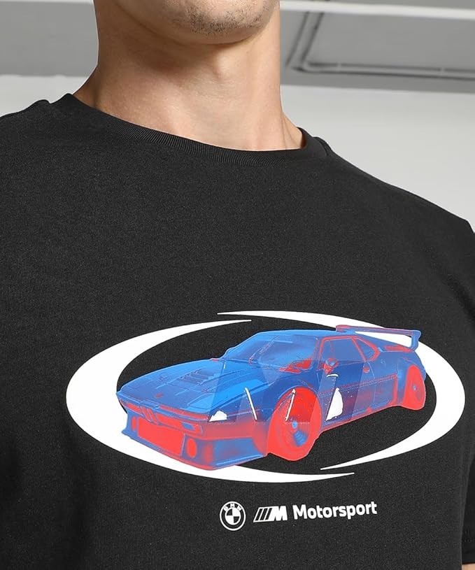Puma Men’s Motorsports Short Sleeve BMW MMS STATEMENT CAR GRAPHIC T-Shirt NWT