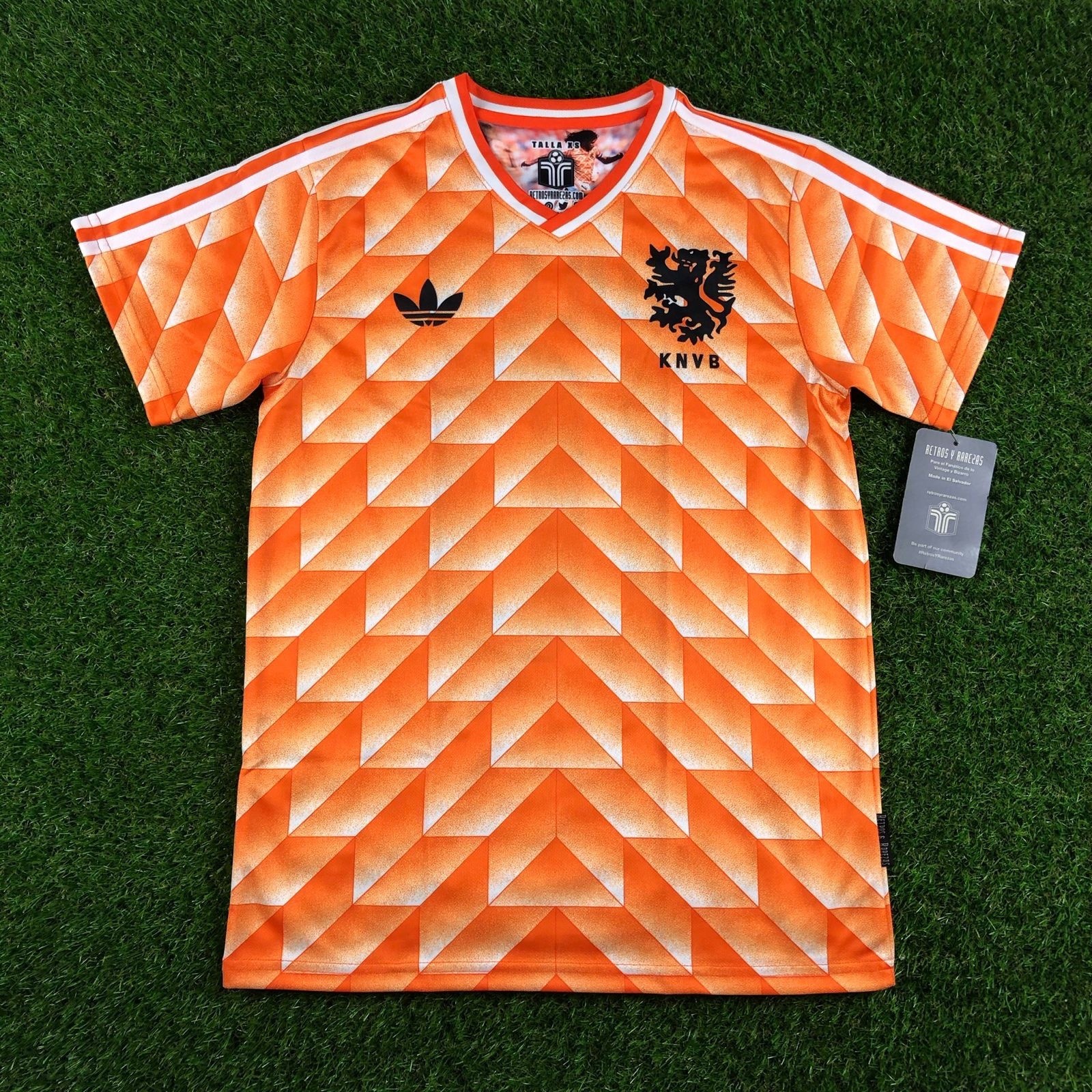 Classic Retro Netherlands Holland 1988 GULLIT 10 Football Shirt Jersey Size M