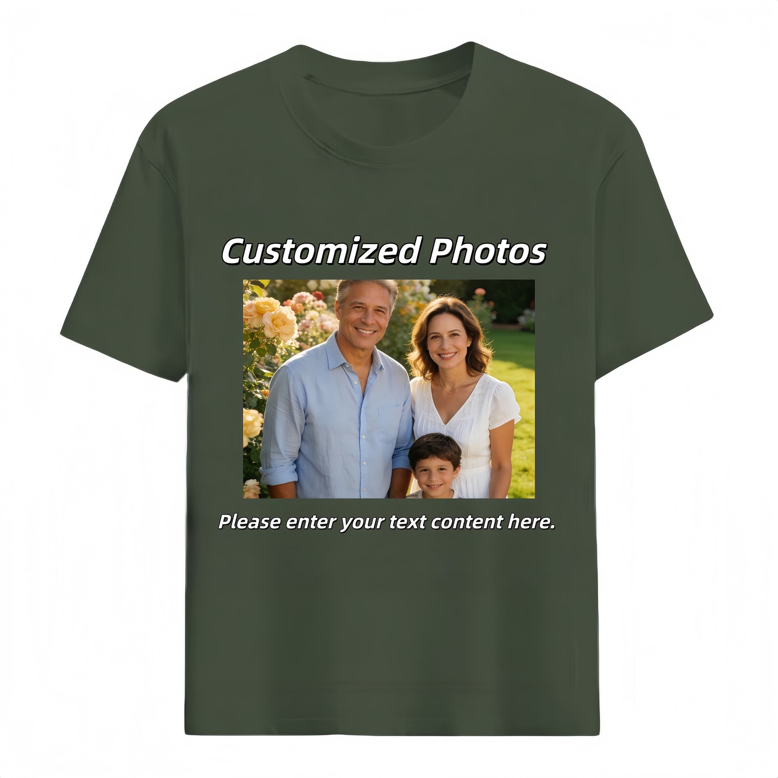 Personalized Customized T-Shirt Design – Design Your Own Cotton Shirt